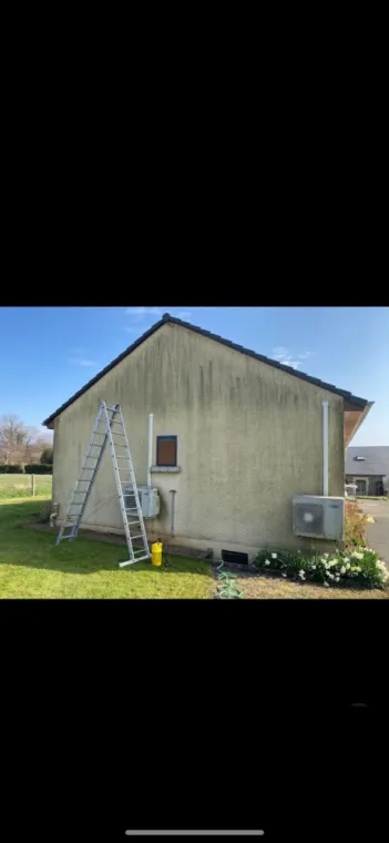 Ad renovation à effectuer un nettoyage de pignons par pulvérisant sans karcher à Reims , Reims, AD Rénovation